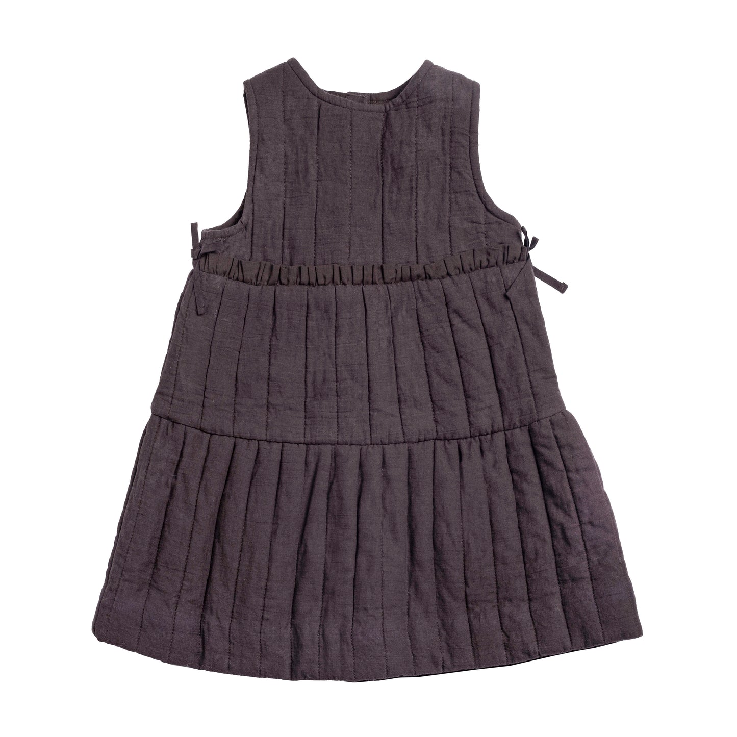 Brown Padded Dress
