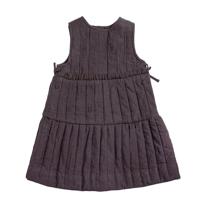 Brown Padded Dress