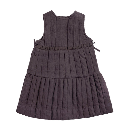 Brown Padded Dress
